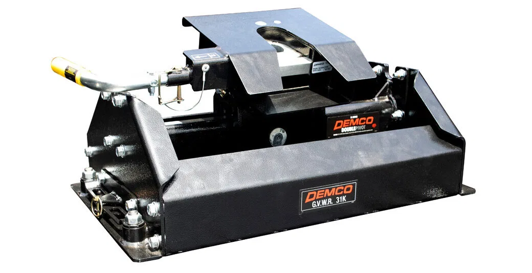 8550054 – DEMCO Fifth Wheel Trailer Hitch, With Head/ Head Support/ Handle Kit Fixed 31000 Pound Weight Carrying Capa...